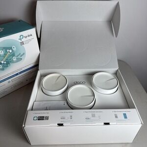TP-Link Deco X60 AX3000 Whole Home Mesh Wi-Fi 6 System (3-Pack) w/ Power Cords